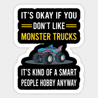 Smart People Hobby Monster Truck Trucks Sticker